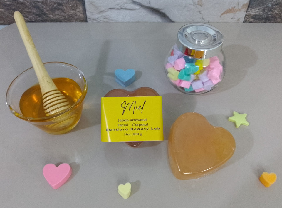 JABÓN DE GLICERINA A BASE DE MIEL DE 120G