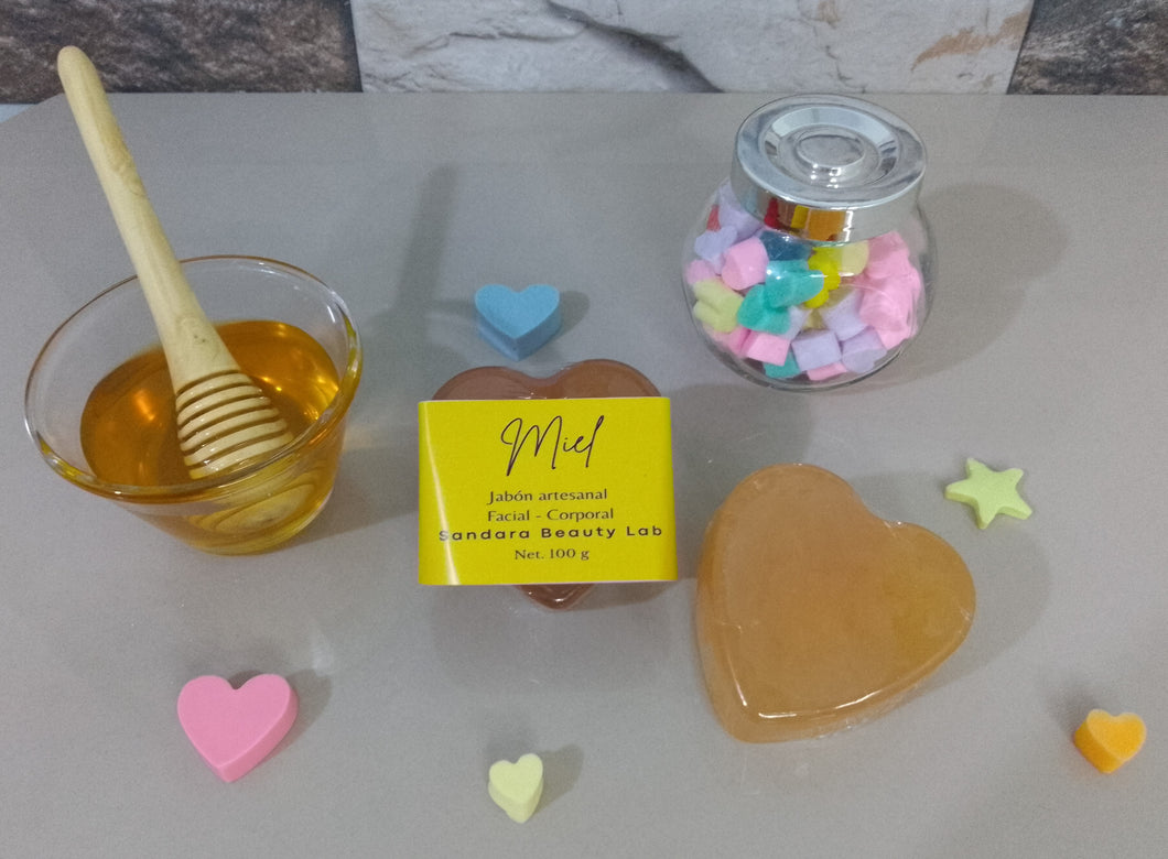 JABÓN DE GLICERINA A BASE DE MIEL DE 120G