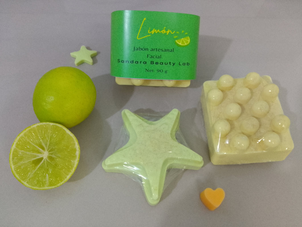 JABÓN DE GLICERINA CON ESENCIA DE LIMÓN 120G