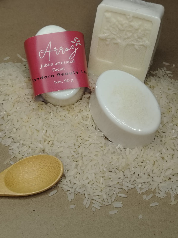 JABÓN DE GLICERINA A BASE DE ARROZ DE 120G